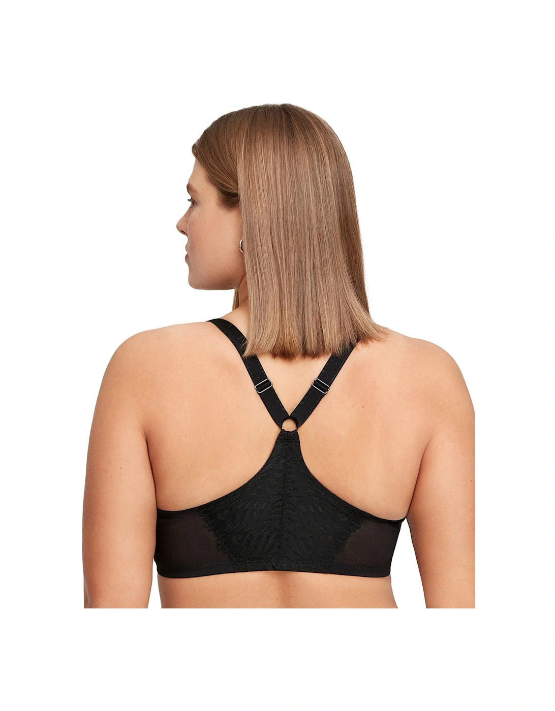 Front Close T-back Wonder Wire Bra - Black