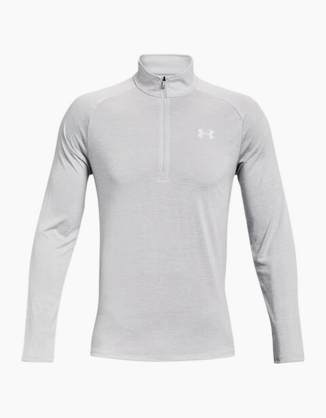 Men's Under Armour Mens 2.0 Half Zip Technical Top - Grey - Size: 46