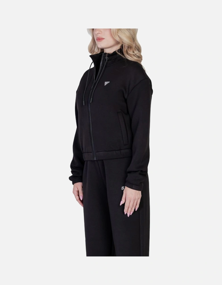 Viscose Blend Sweatshirt with Elastane Women - Black Sweaters