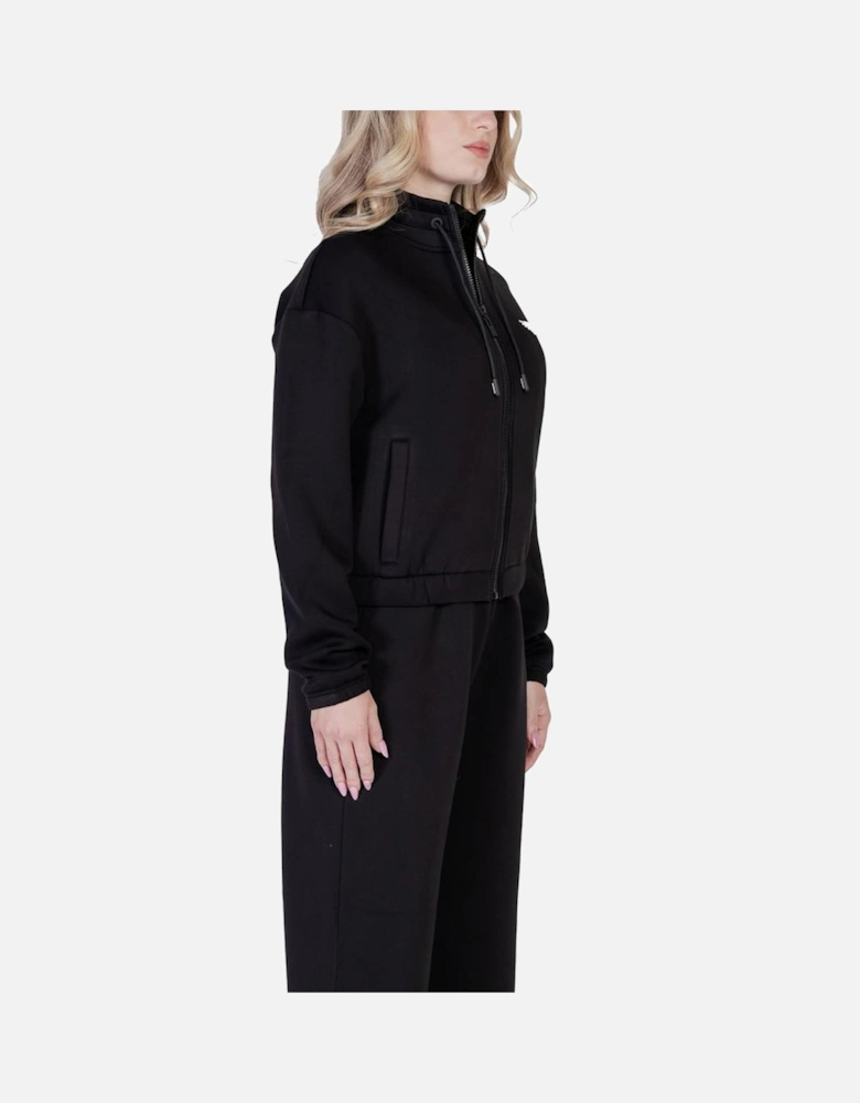 Viscose Blend Sweatshirt with Elastane Women - Black Sweaters
