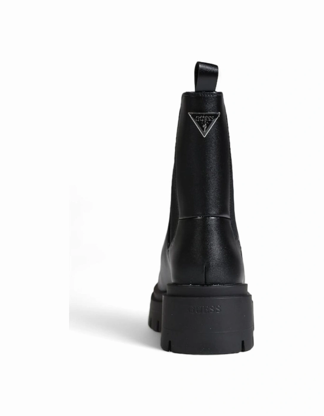 Polyurethane and Polyester Womens Shoes - Black Boots