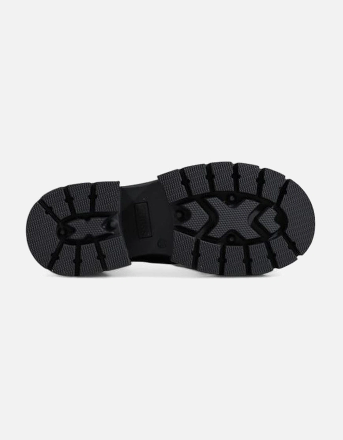 Polyurethane and Polyester Womens Shoes - Black Boots