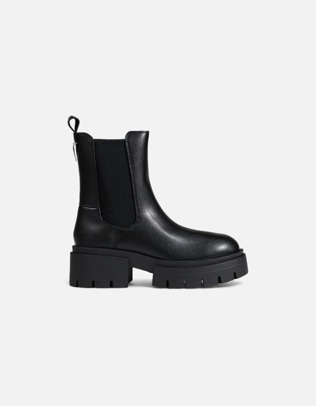 Polyurethane and Polyester Womens Shoes - Black Boots, 6 of 5