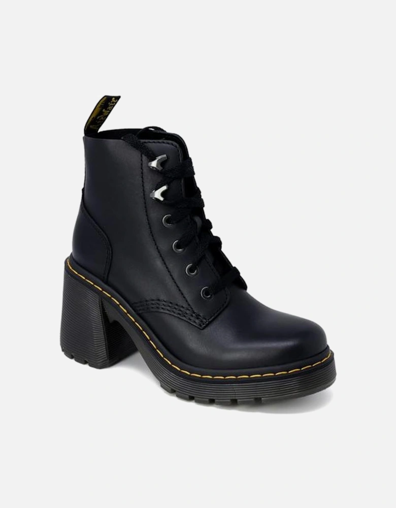 Black Leather Boot Women