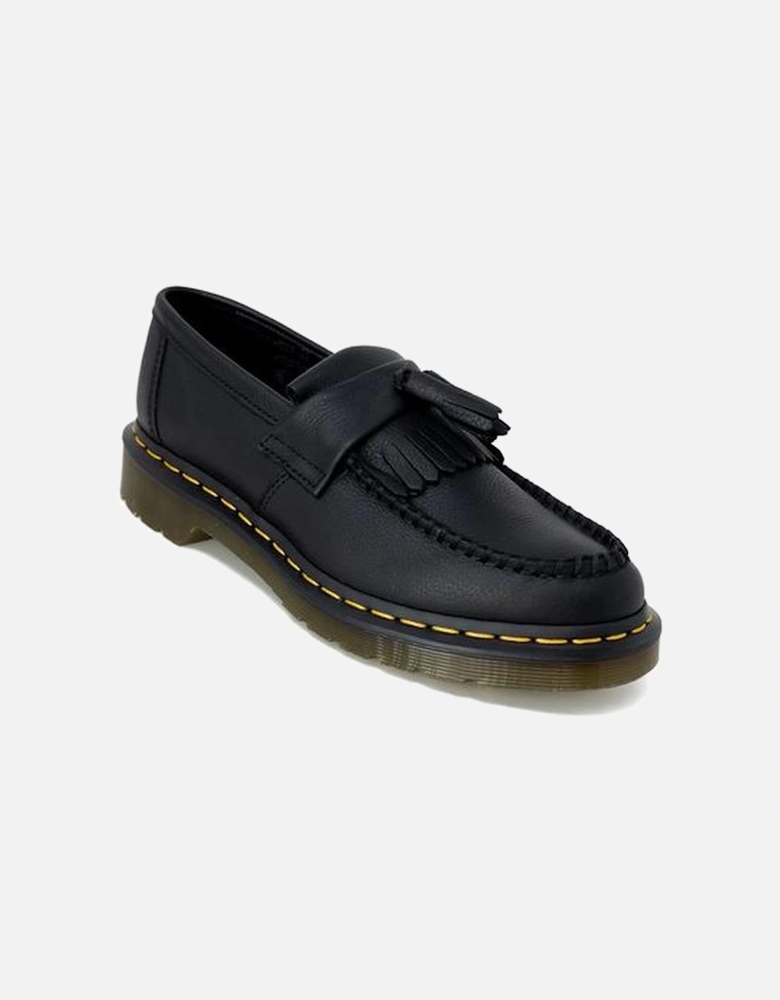 Black Leather Flat Shoe Women