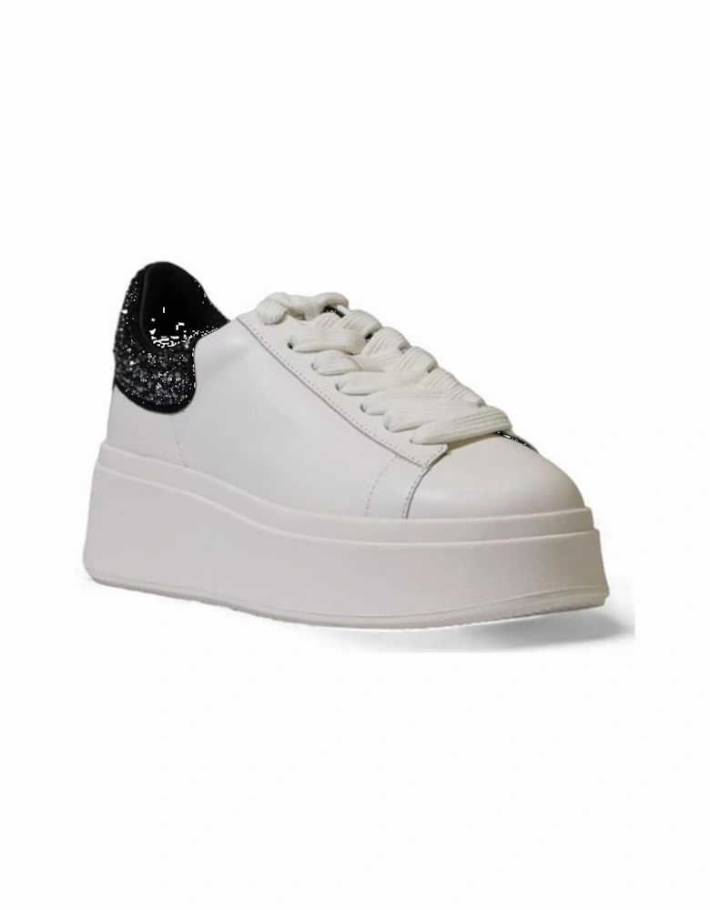 Black And White Leather Sneaker Women