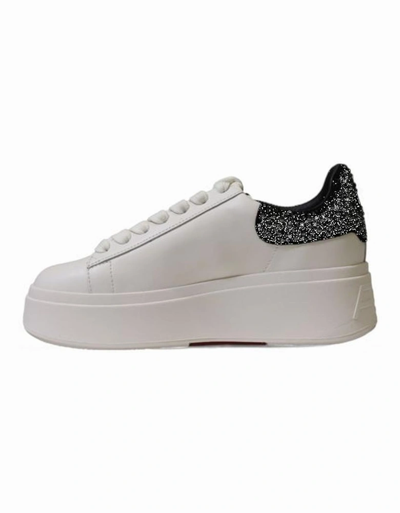 Black And White Leather Sneaker Women