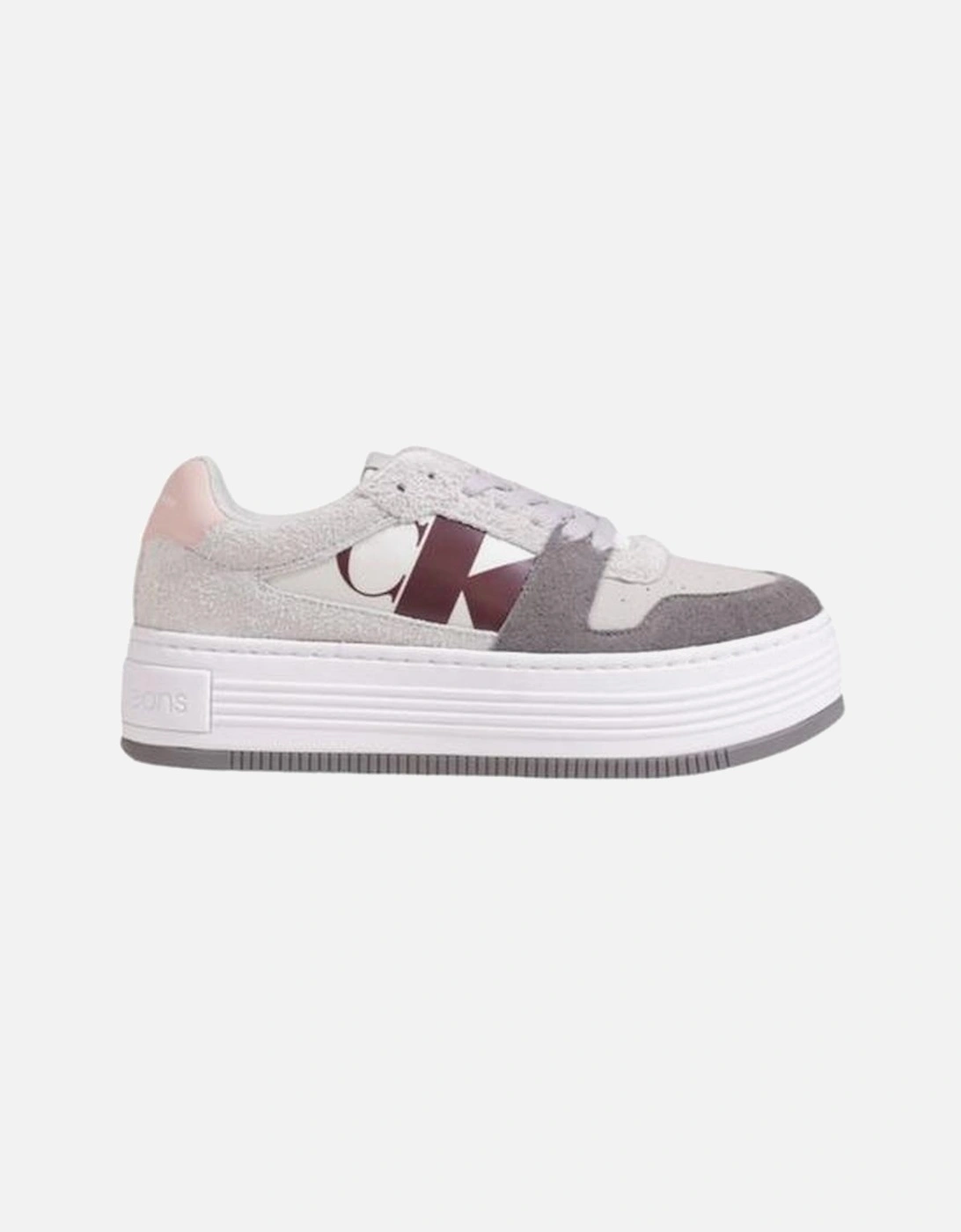 Gray Leather Sneaker Women, 6 of 5