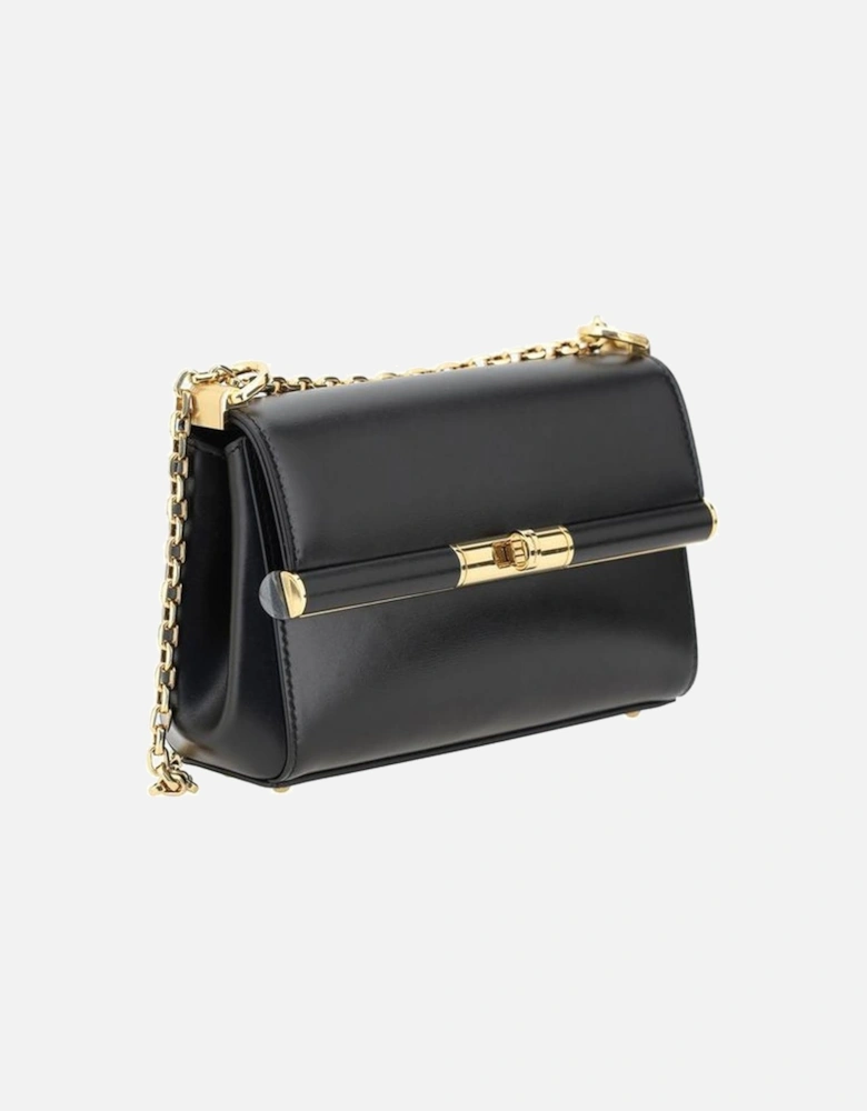 City Mini Shoulder Bag with Chain Strap Women - Black