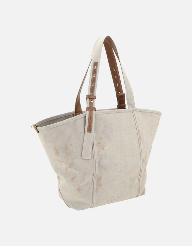 24/7 Tote Bag with Adjustable Handles Women - Cream Shoulder Bags