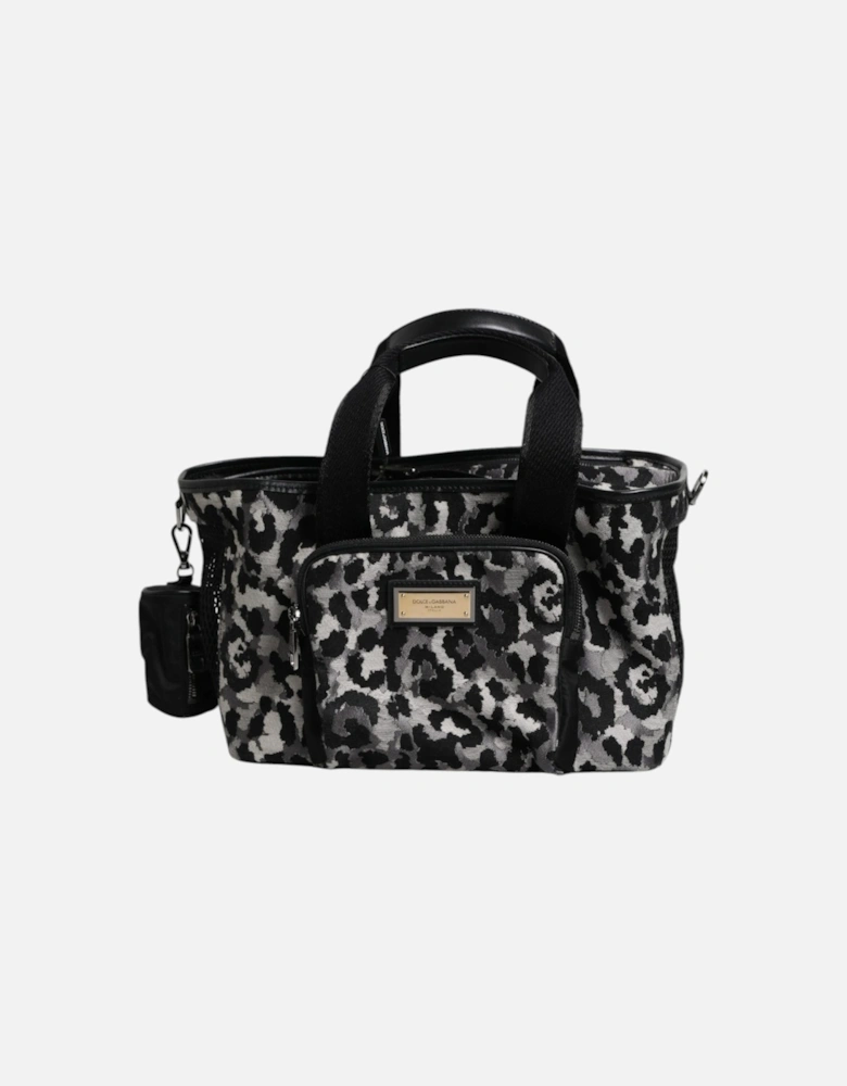 Leopard-Print Pet Carry Bag with Detachable Wallet Women - Multicolor