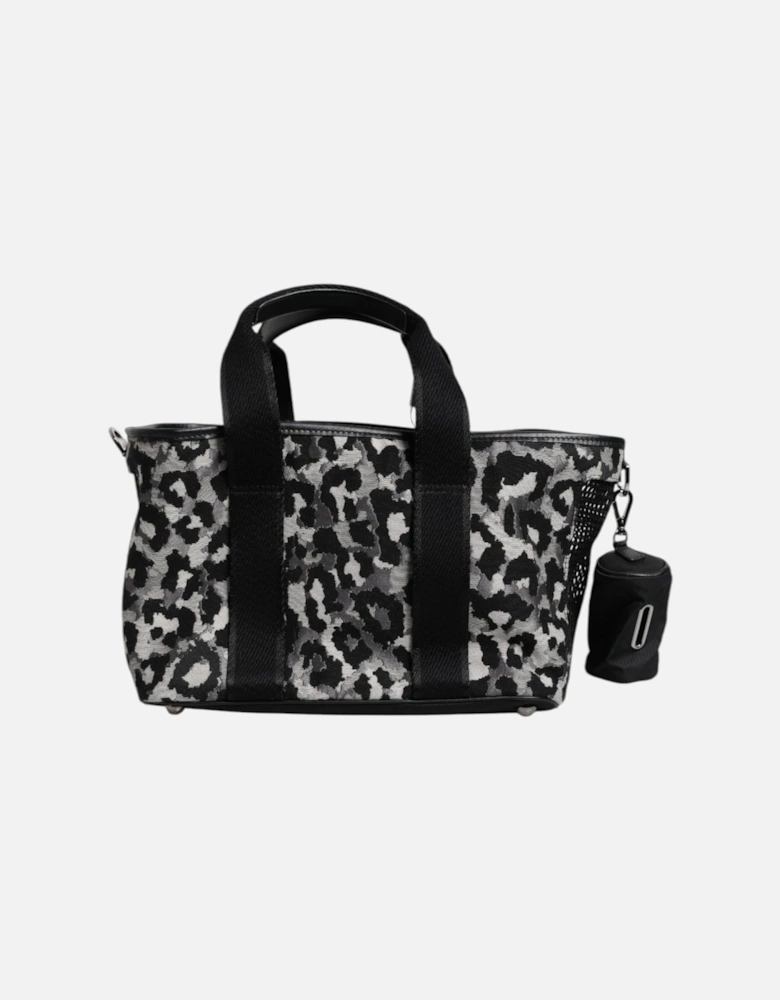 Leopard-Print Pet Carry Bag with Detachable Wallet Women - Multicolor