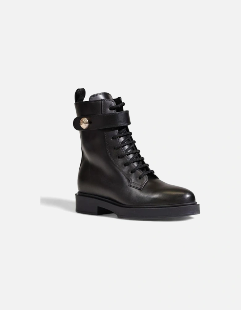 Black Leather Boot Women