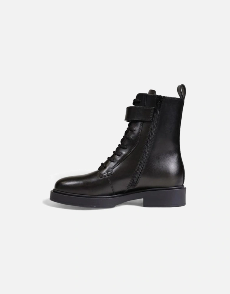 Black Leather Boot Women