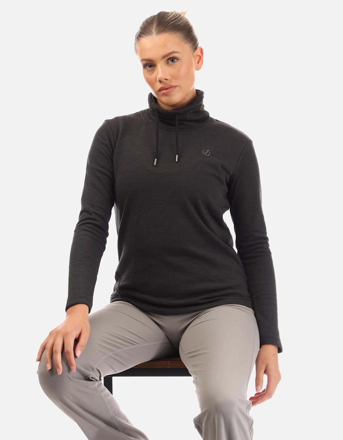 Swoop Slouch Collar Sweatshirt