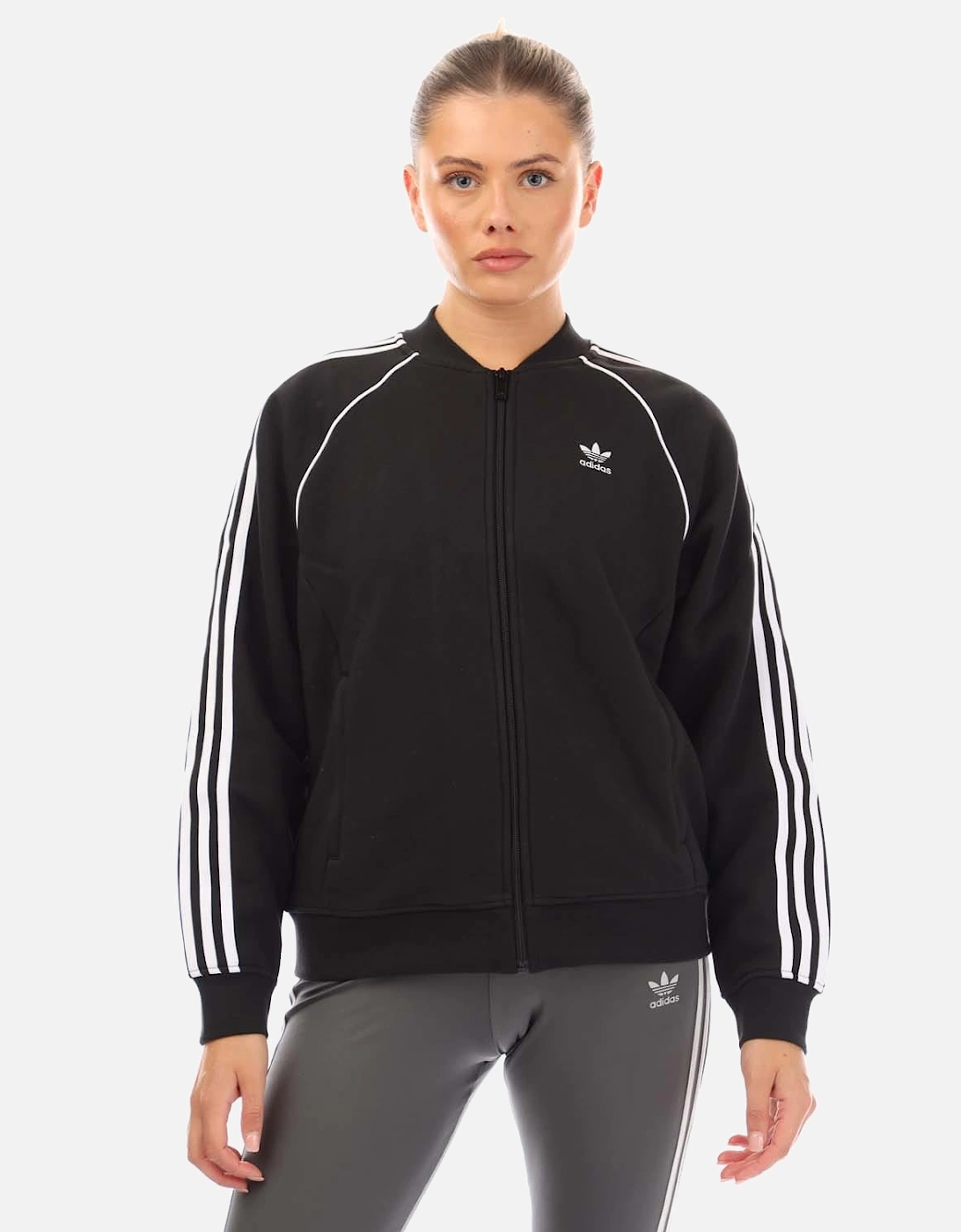 3-Stripes Fleece Bomber Jacket