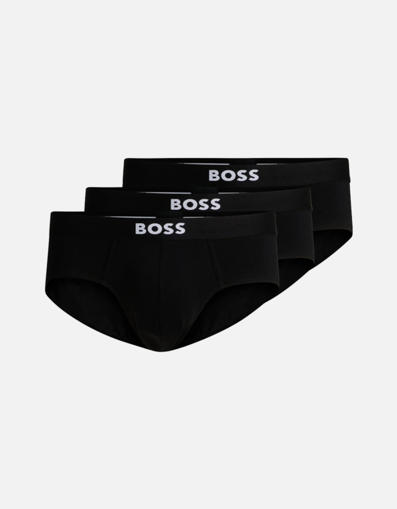 3-Pack BOSS ONE Briefs, Black