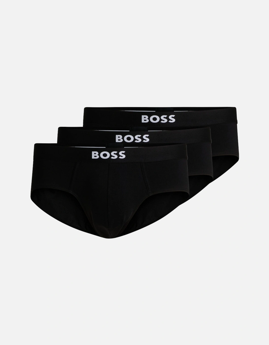 3-Pack BOSS ONE Briefs, Black, 2 of 1