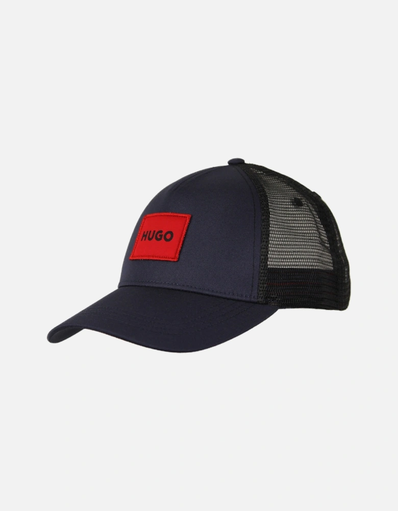 Logo Patch Kody Mesh Back Baseball Cap, Dark Blue