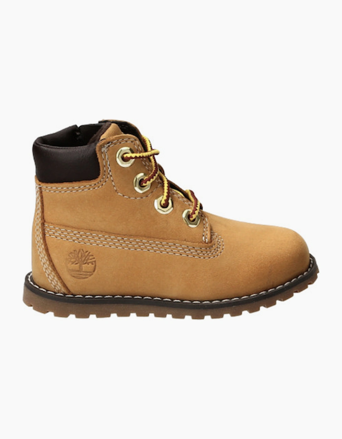 Timberland Kids Pokey Pine 6 Inch boot - Wheat - Yellow - Size: 7