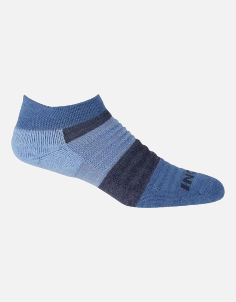 Merino Low Sock - Navy/Melange