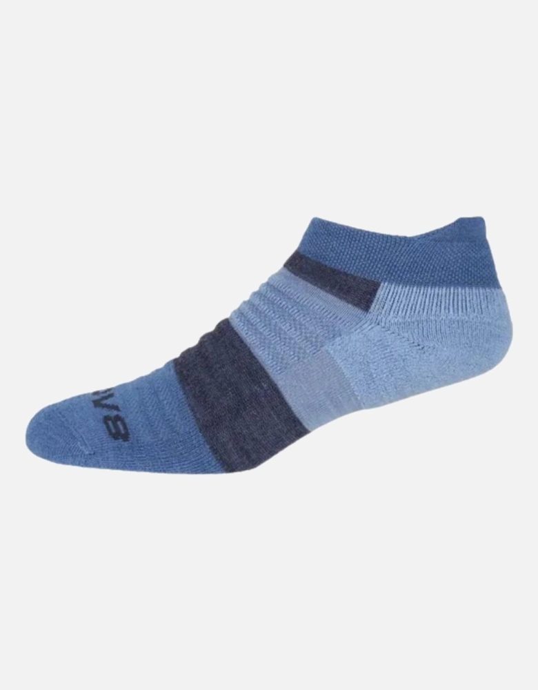 Merino Low Sock - Navy/Melange