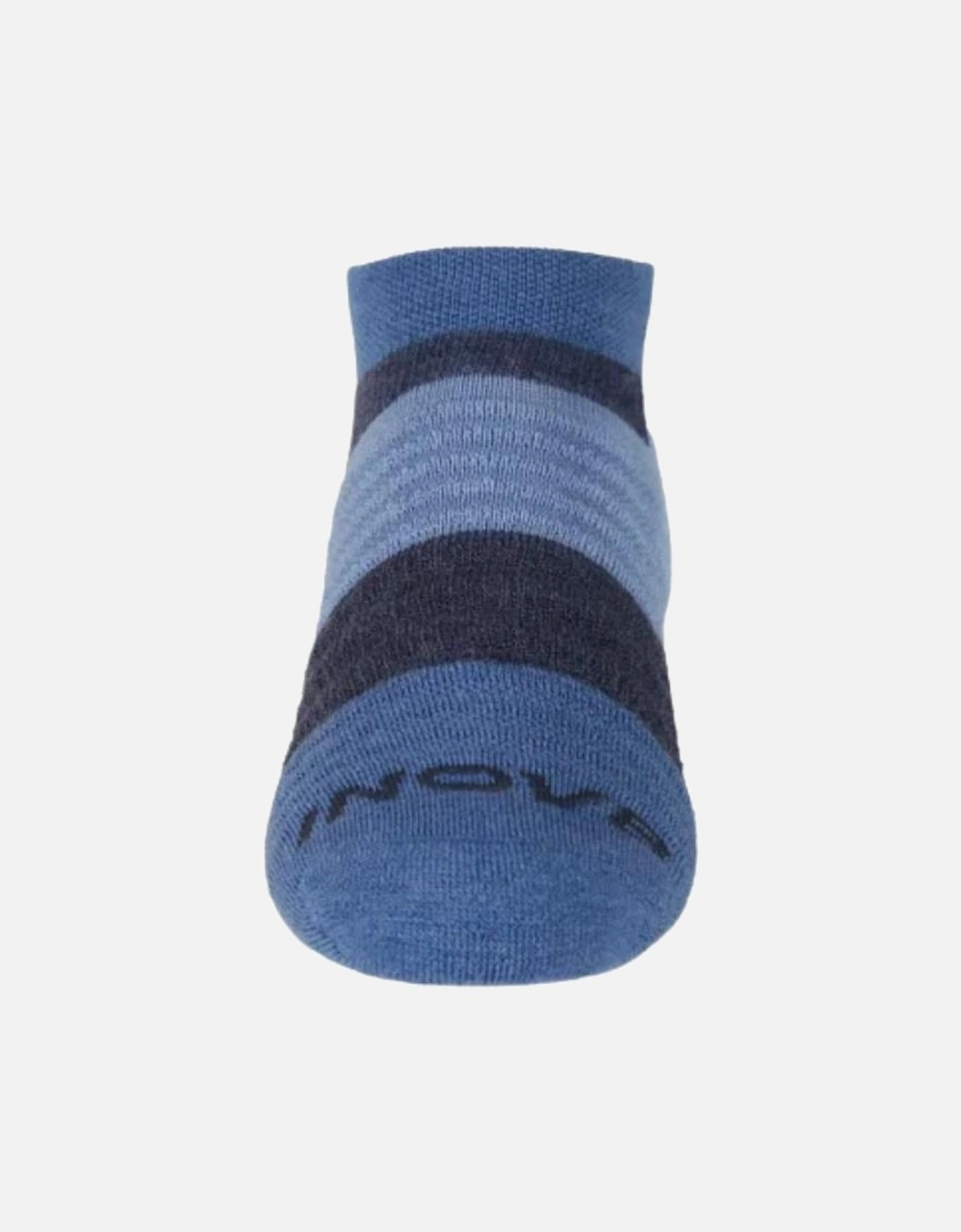 Merino Low Sock - Navy/Melange