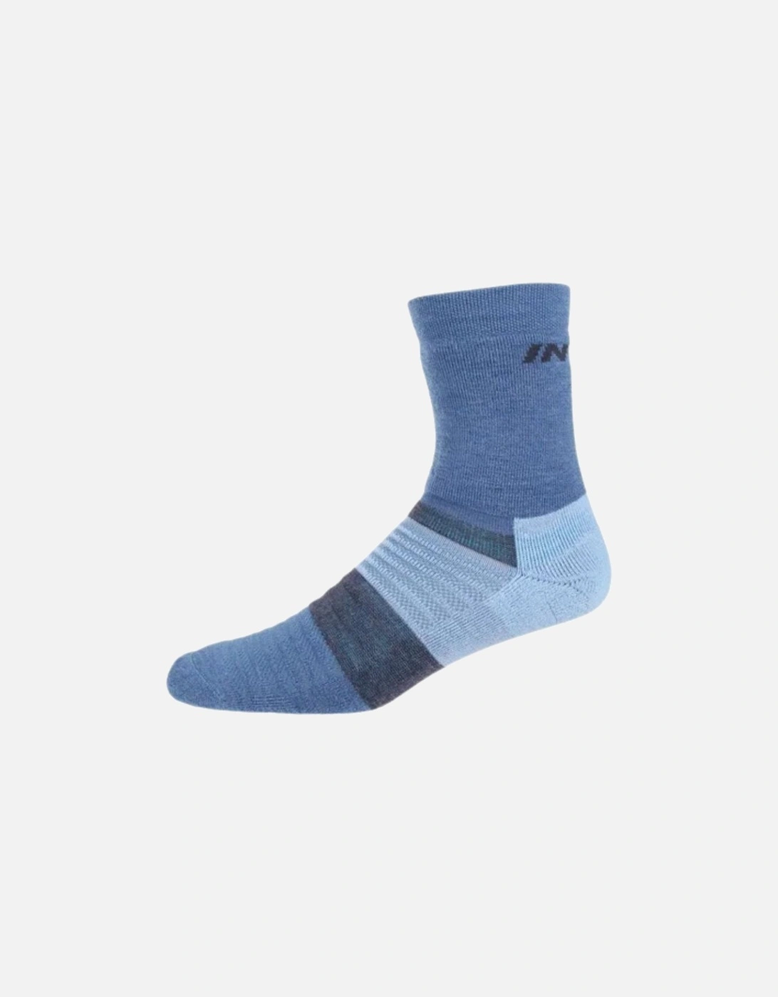 Merino High Sock - Navy/Melange