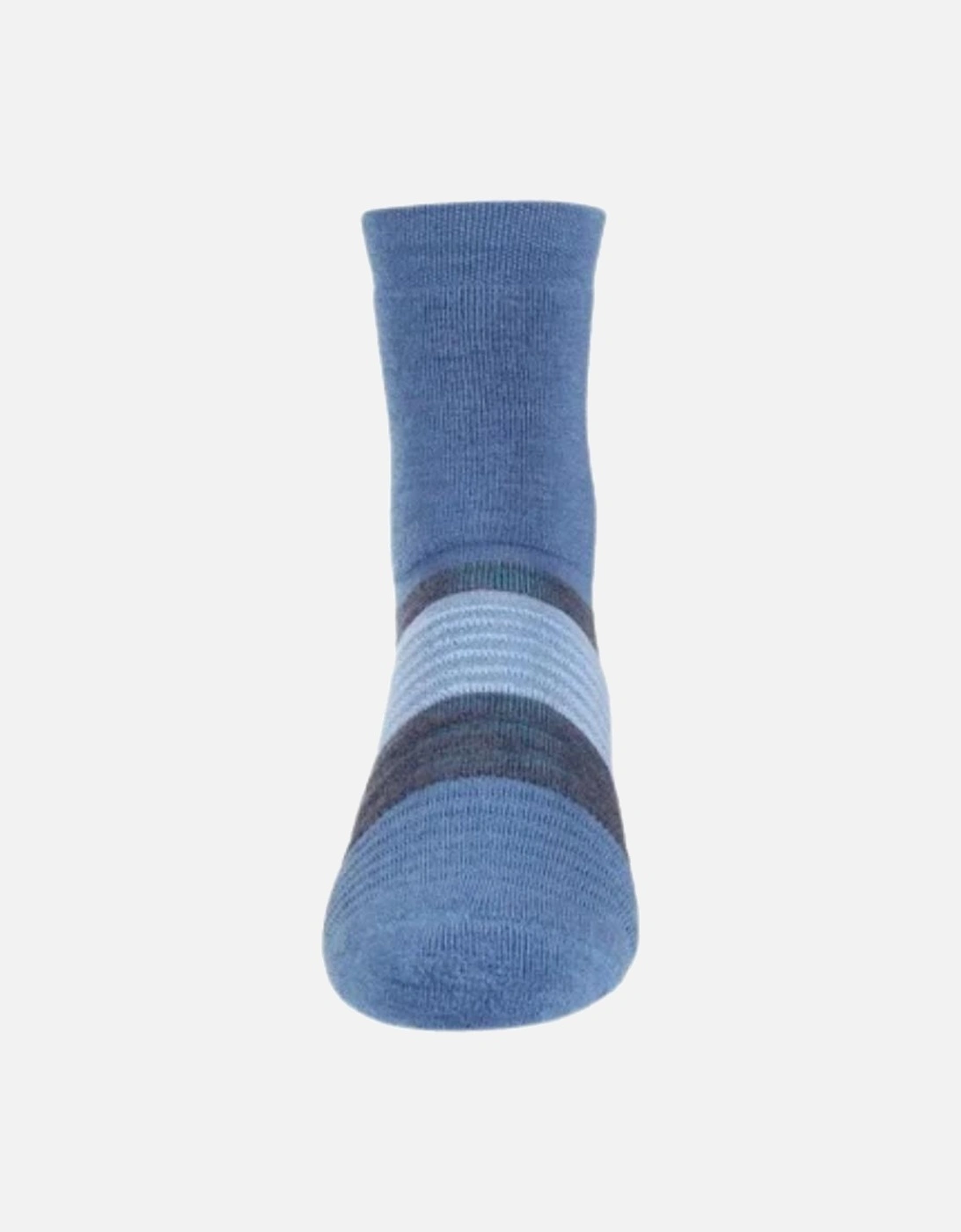 Merino High Sock - Navy/Melange