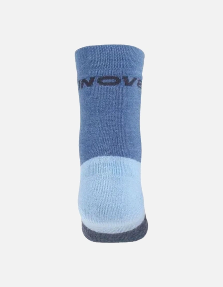 Merino High Sock - Navy/Melange