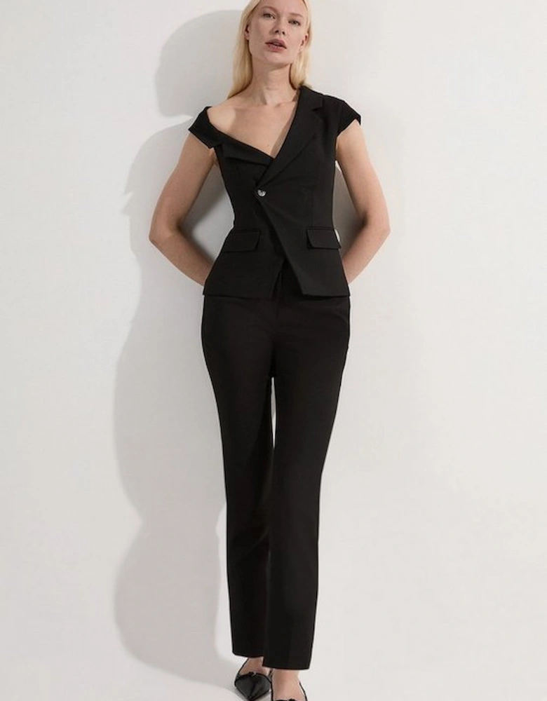 Compact Stretch Slim Leg Tailored Trouser