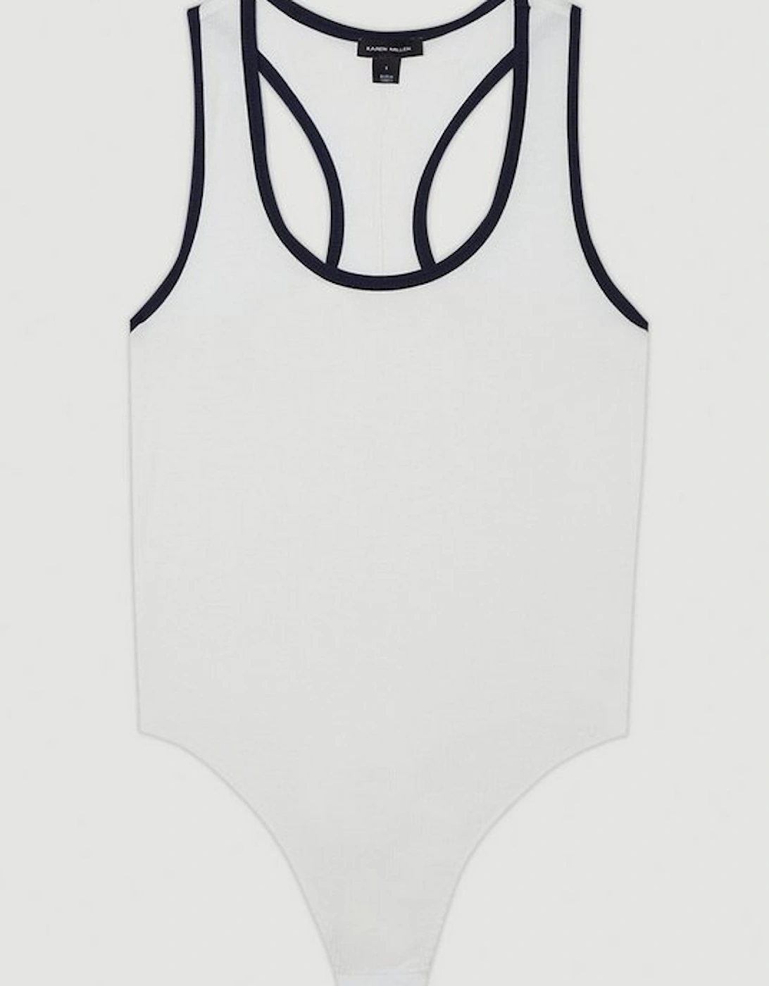 Archive Collection - Tipped Ribbed Bodysuit