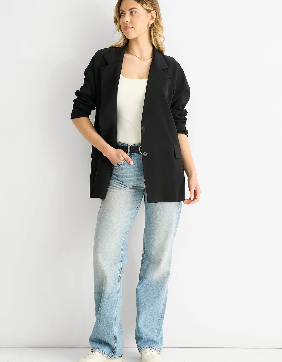 Black Oversized Tailored Blazer, 5 of 4