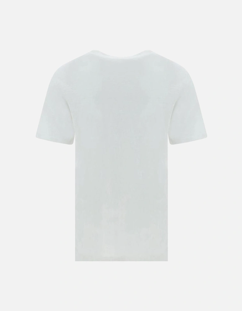 Linen Zewel T-Shirt with Iconic Monogram Women - White