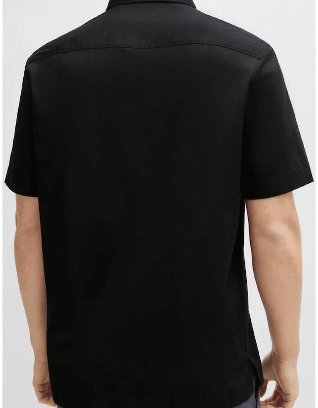 Ebor Relaxed Fit Black Shirt