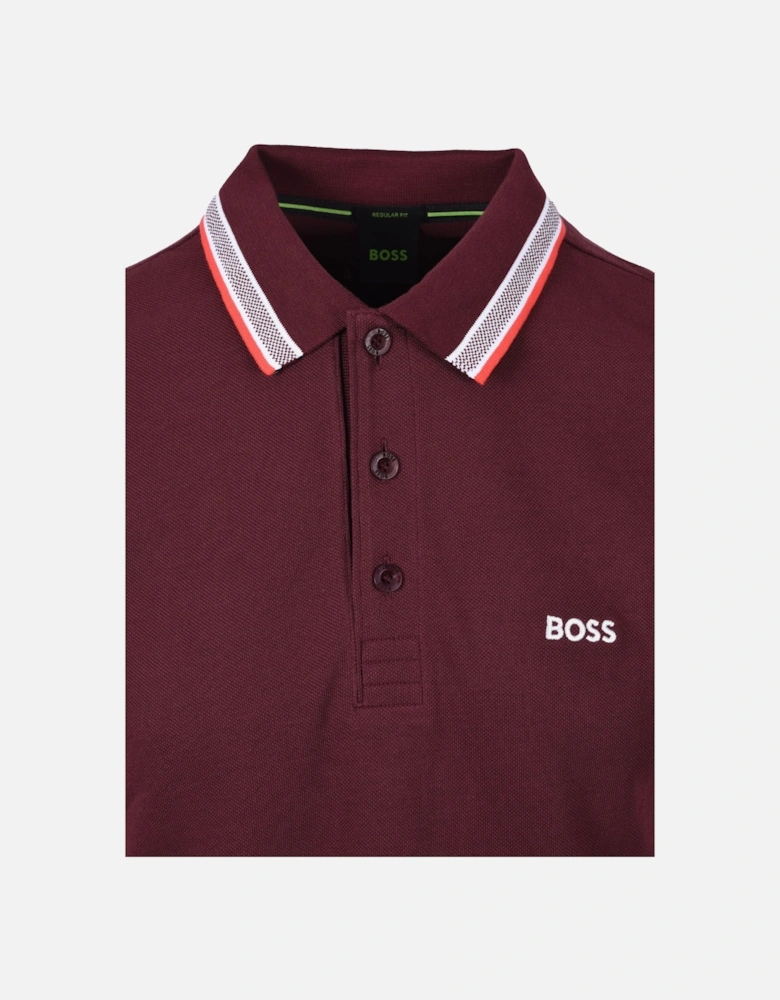 Boss Paddy Polo Shirt Medium Red