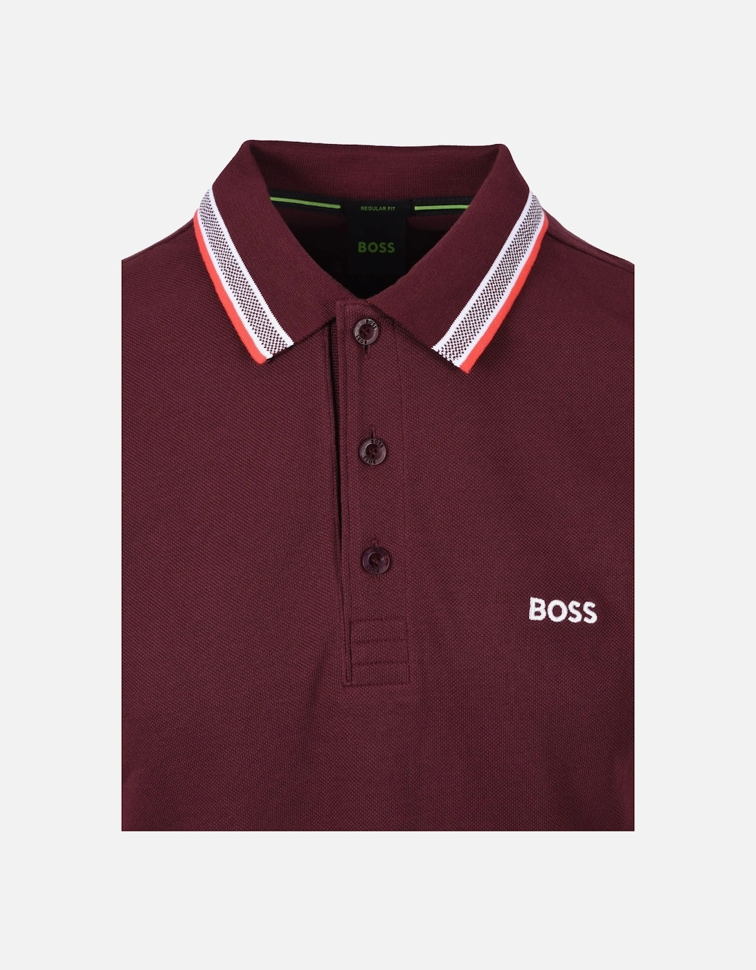 Boss Paddy Polo Shirt Medium Red