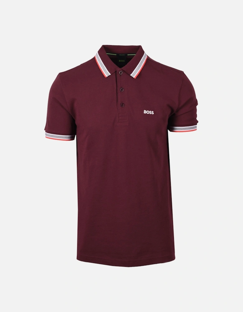 Boss Paddy Polo Shirt Medium Red