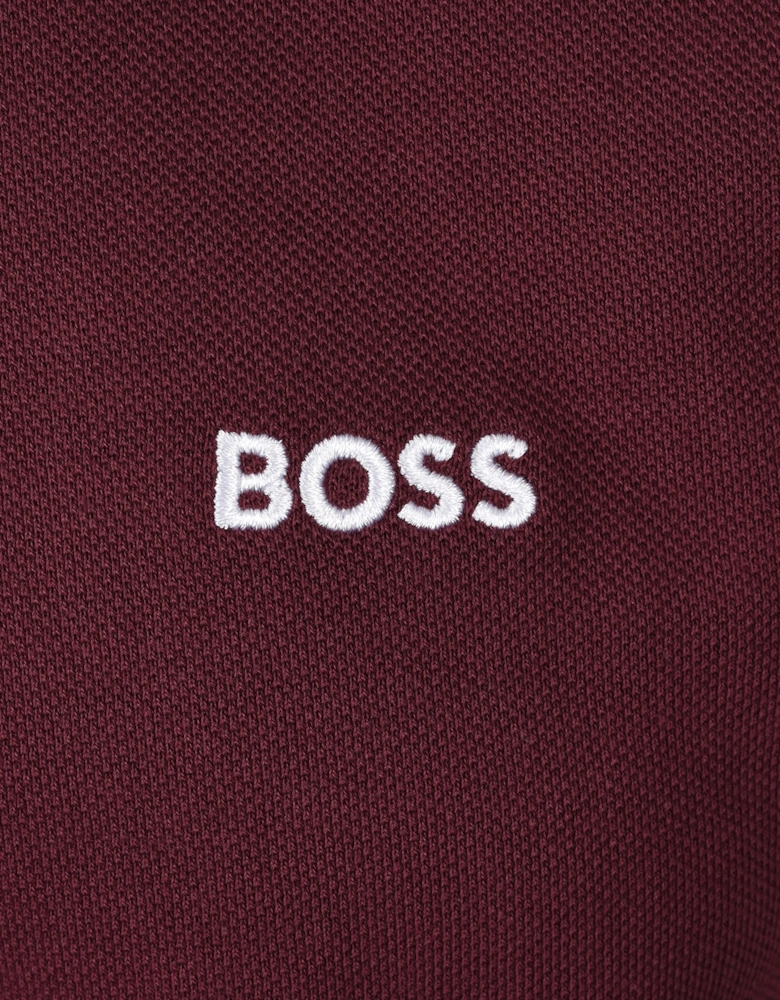 Boss Paddy Polo Shirt Medium Red