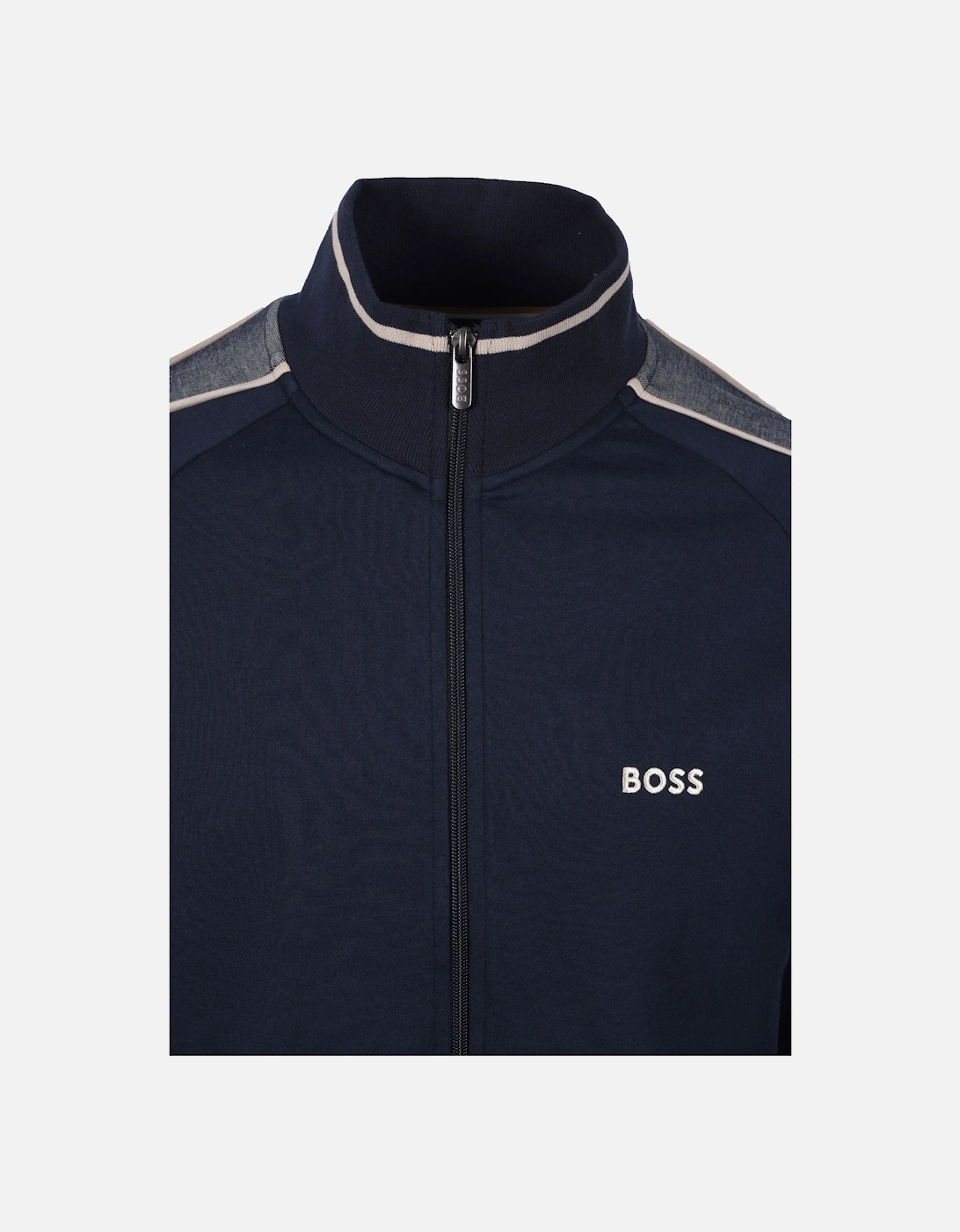 Boss Tracksuit Jacket Dark Blue