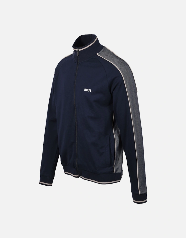 Boss Tracksuit Jacket Dark Blue