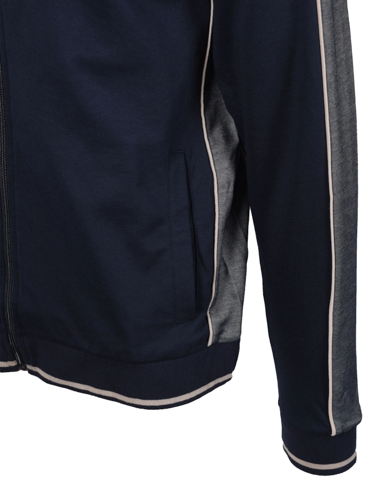 Boss Tracksuit Jacket Dark Blue