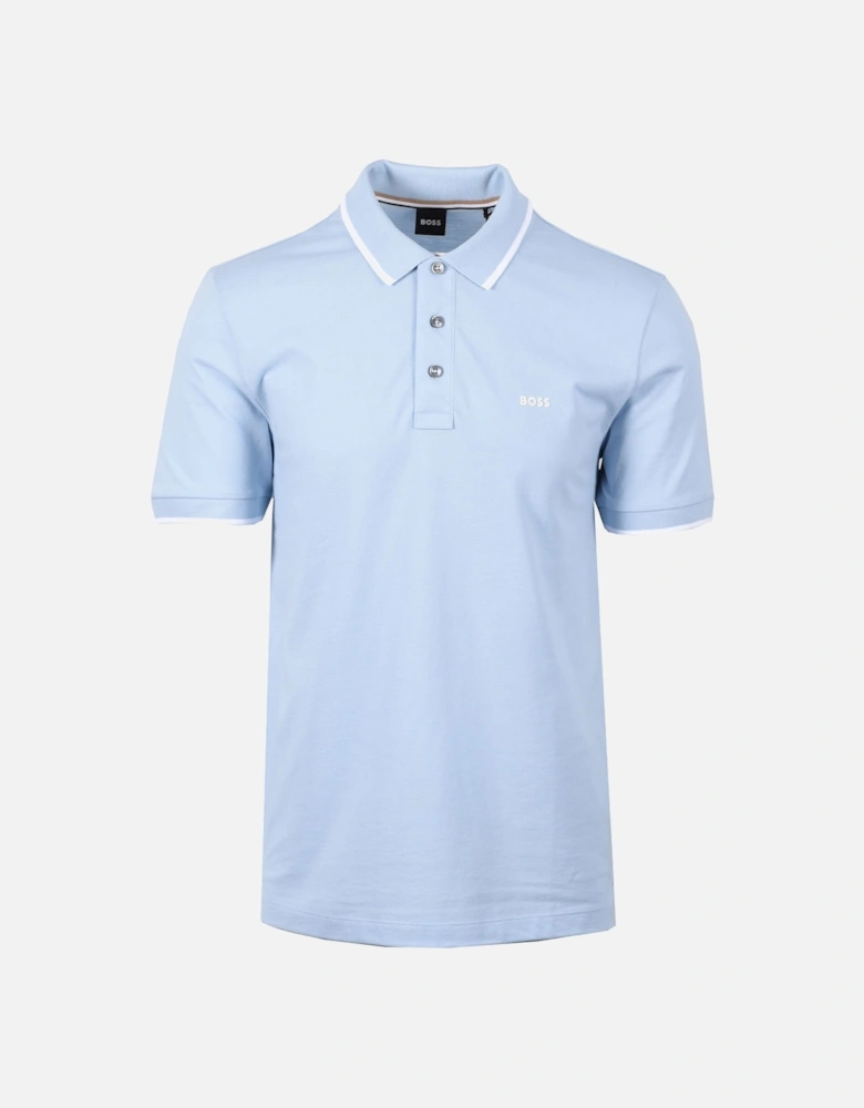 Boss Parlay 190 Polo Shirt Light Pastel Blue