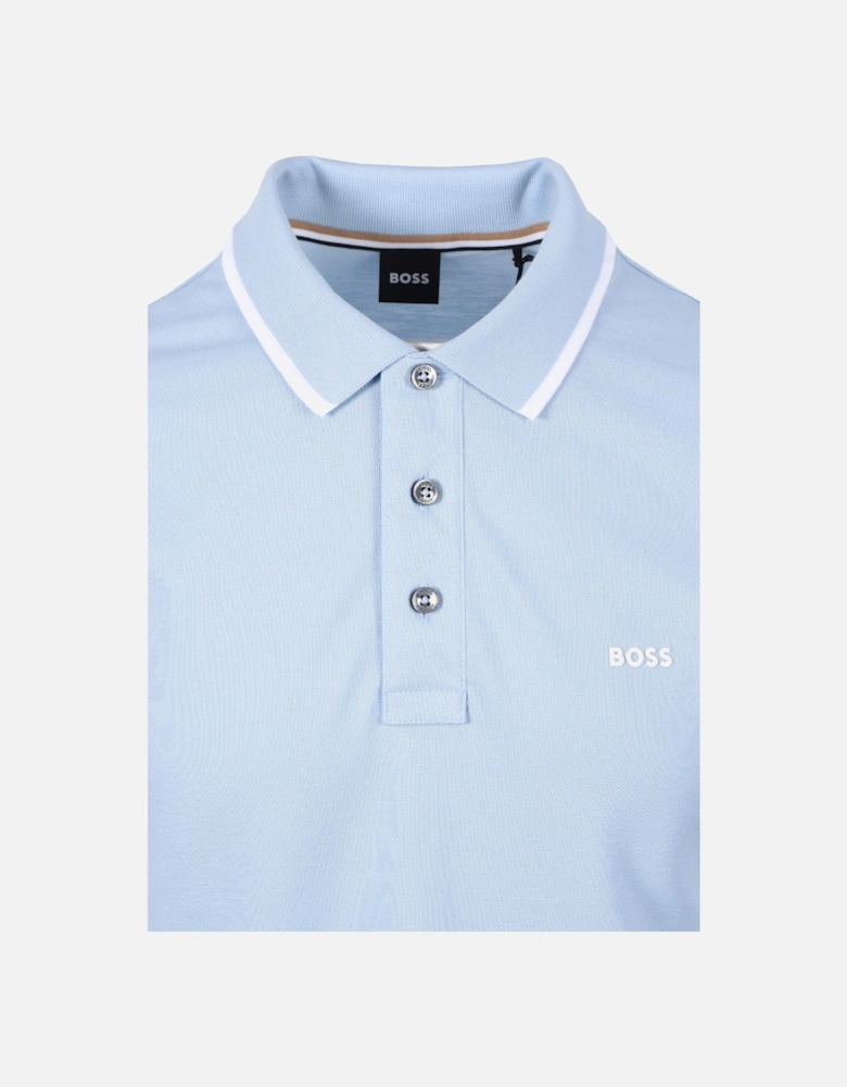 Boss Parlay 190 Polo Shirt Light Pastel Blue