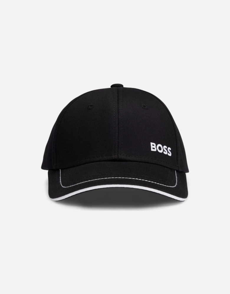 BOSS Green Cap-1 Mens Cotton-Twill Cap With Logo Detail NOS