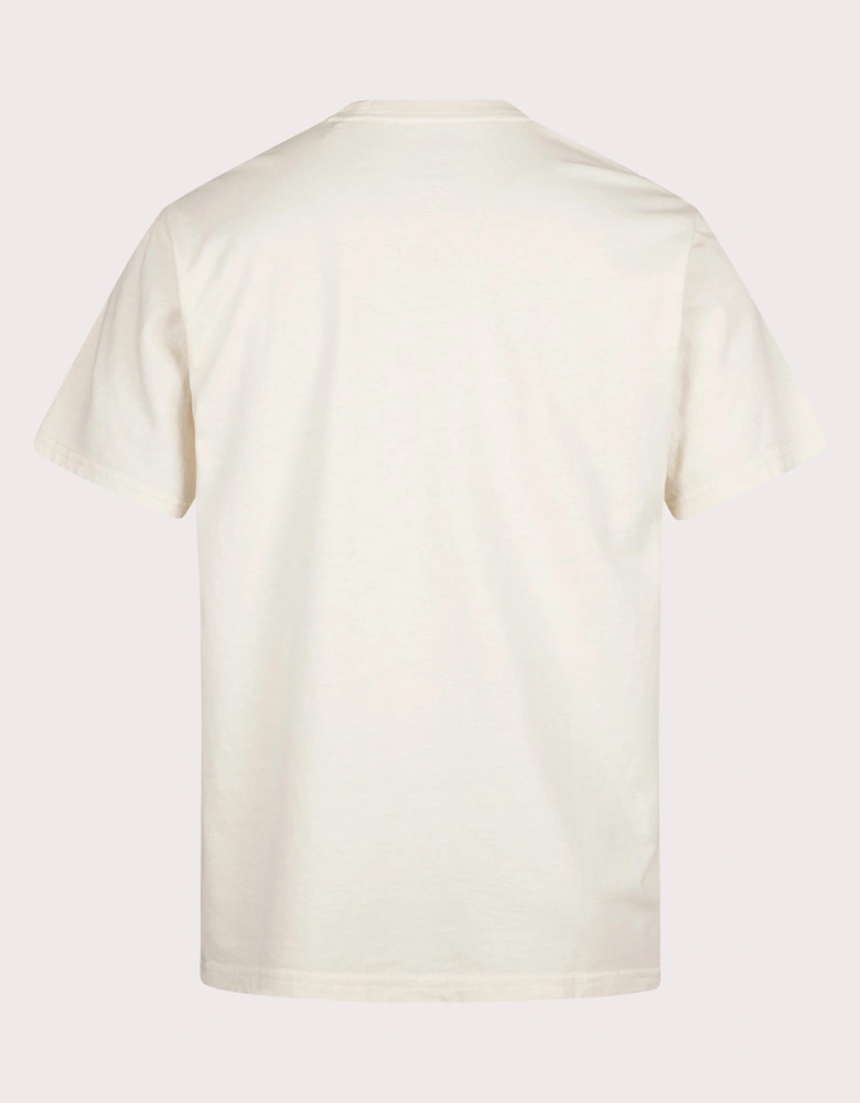 Relaxed Fit Rope Center Logo T-Shirt