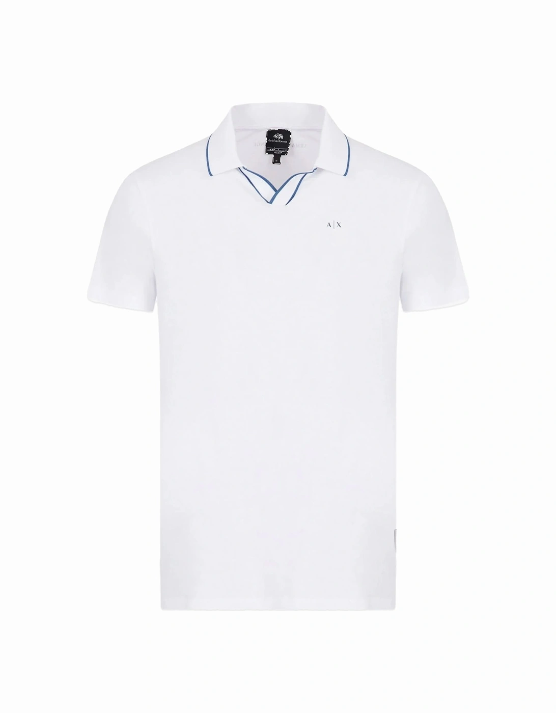 3RZFFC Open Neck Polo - White, 5 of 4