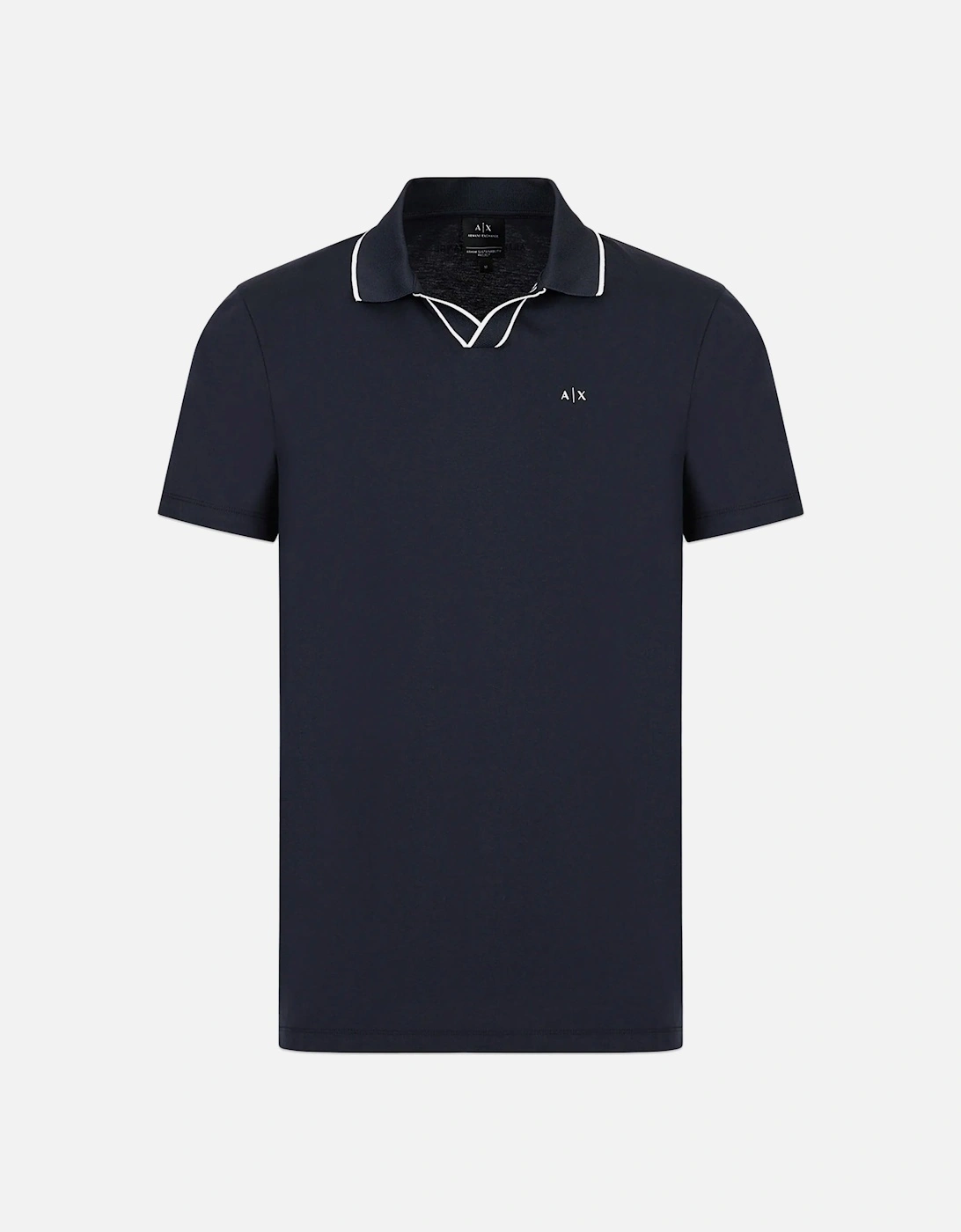 3RZFFC Open Neck Polo - Navy, 5 of 4