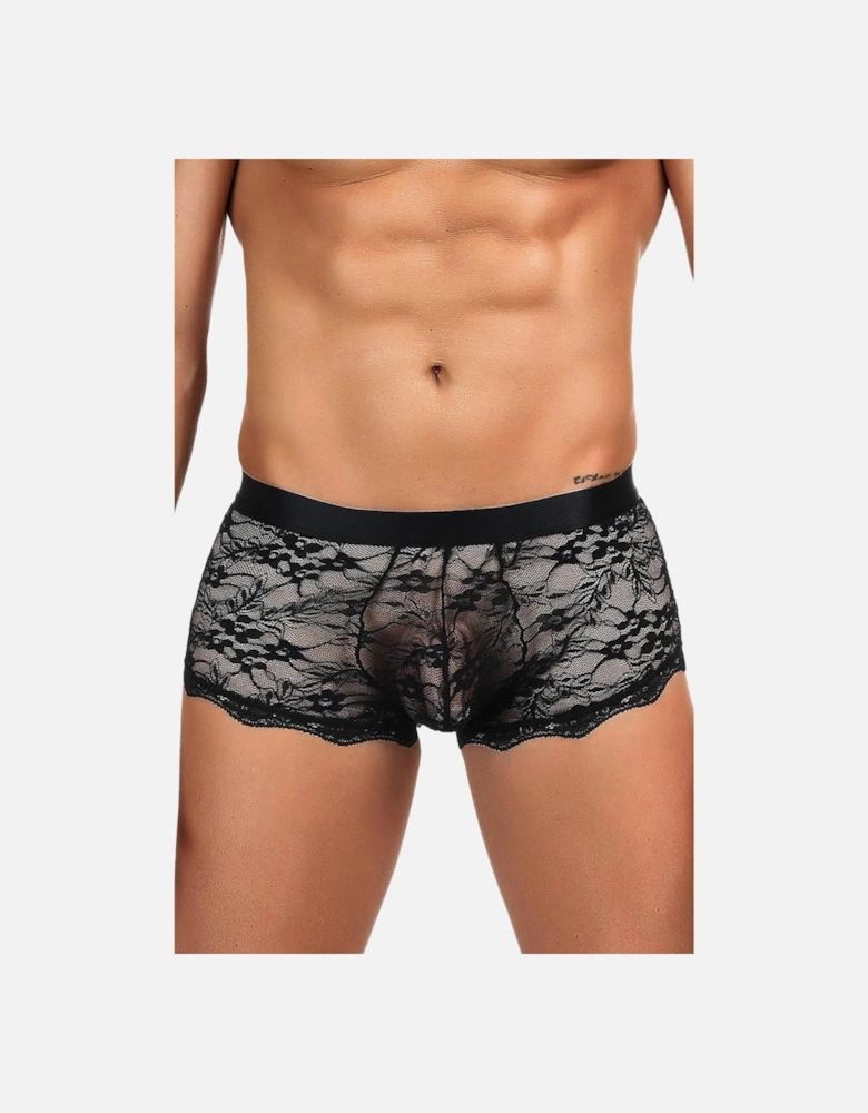 Luxury Bra Lace Satin by Women - Black Panties