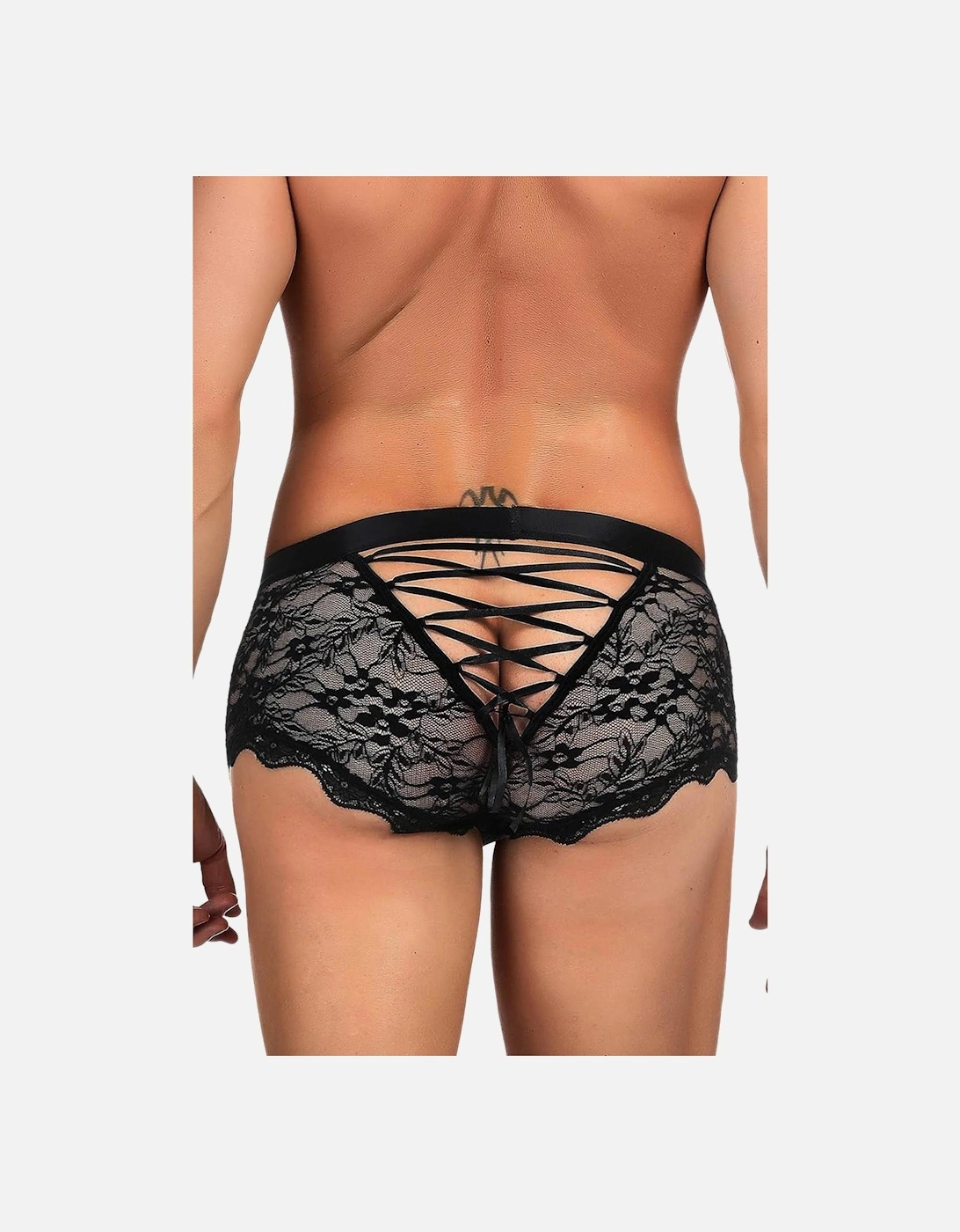Luxury Bra Lace Satin by Women - Black Panties